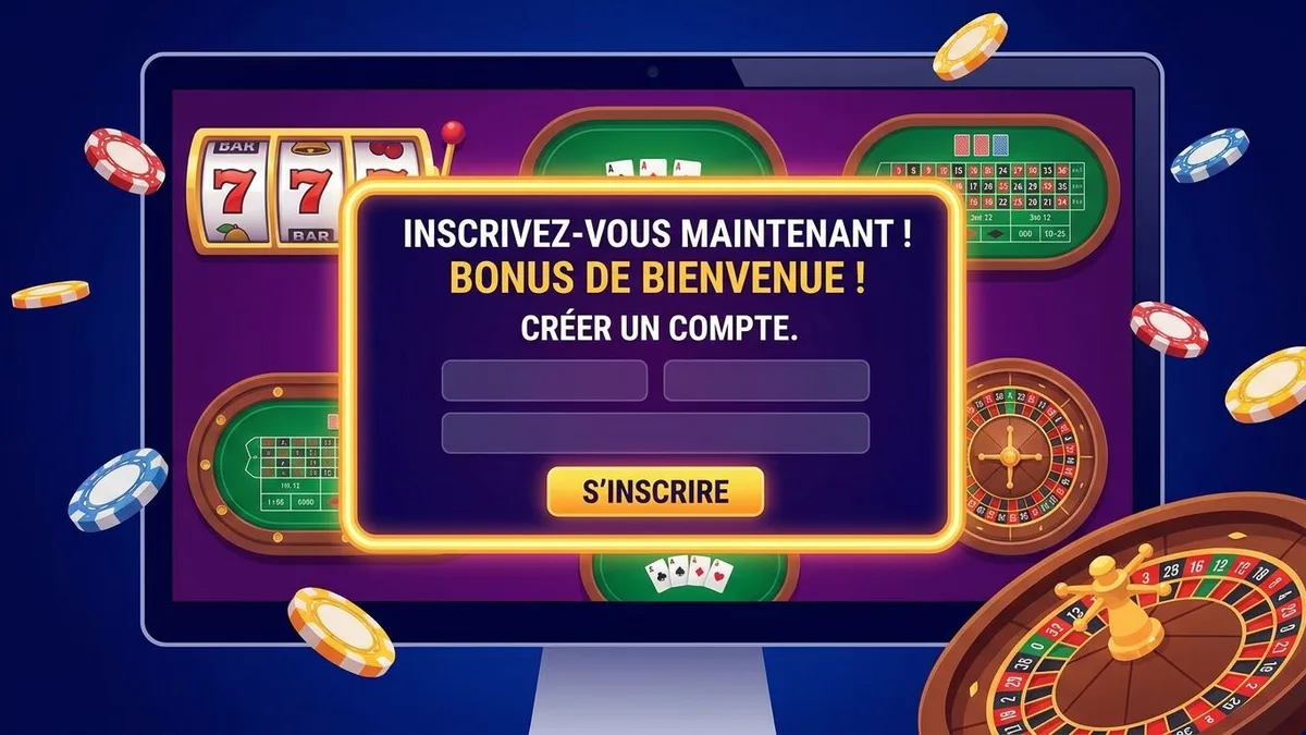 Inscription avec bonus