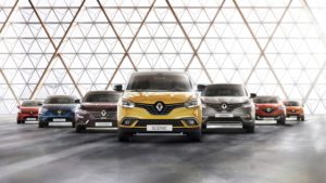 La gamme de voiture Renault 2017 à Westhoffen